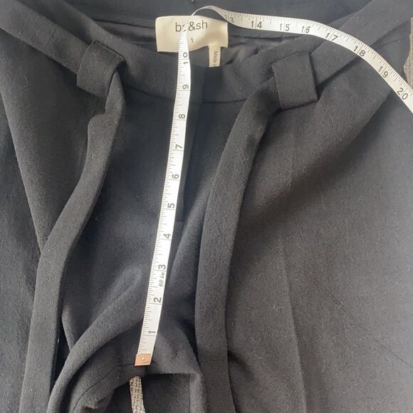 BA & SH “Batik Noir Lady Pants” Wide Leg Belted Trousers - Picture 6 of 10